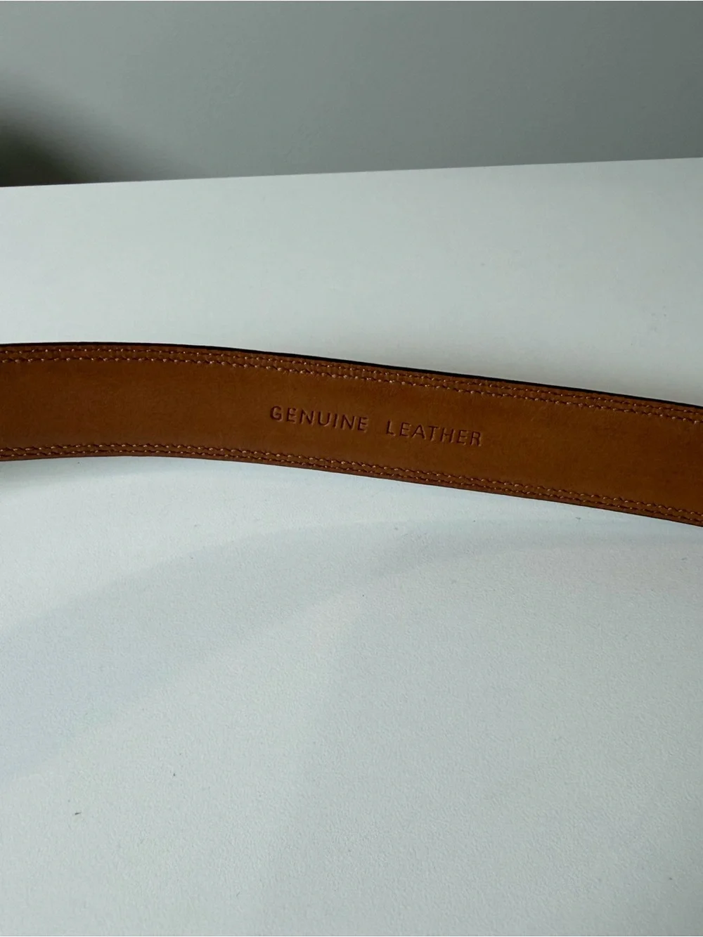 Ralph Lauren Women’s 3X Dark Brown Croc-Embossed Genuine Leather Belt Lux
